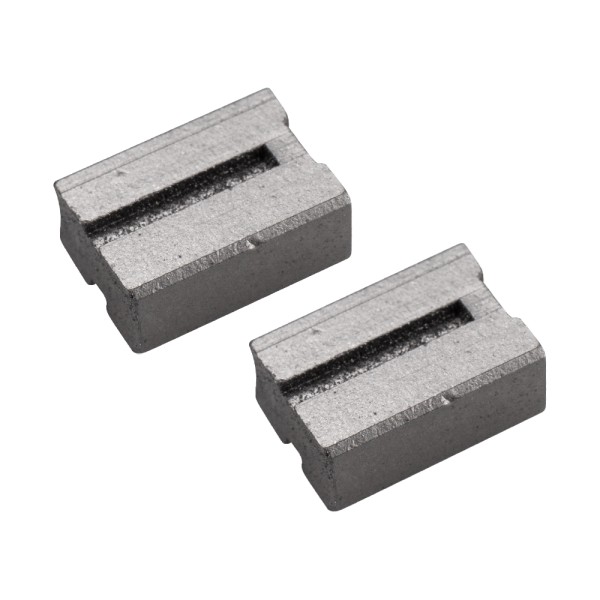 Carbon brushes for wall and floor processing systems